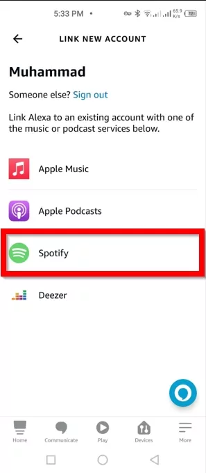 How to Connect Alexa to Spotify