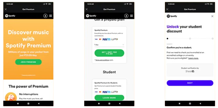 Spotify Premium for Students