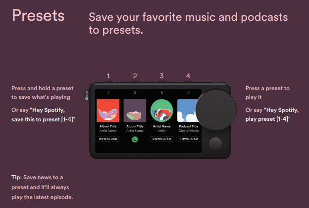 Spotify Car Thing Product Guide