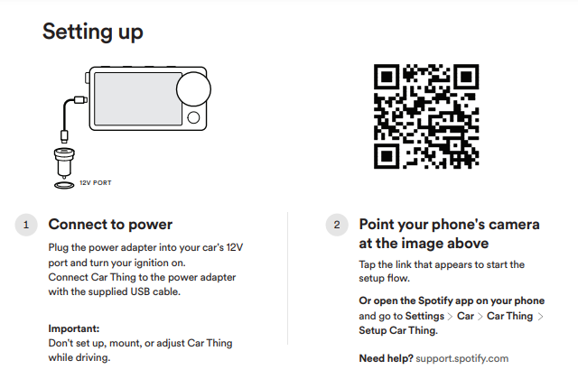 Spotify Car Thing Product Guide