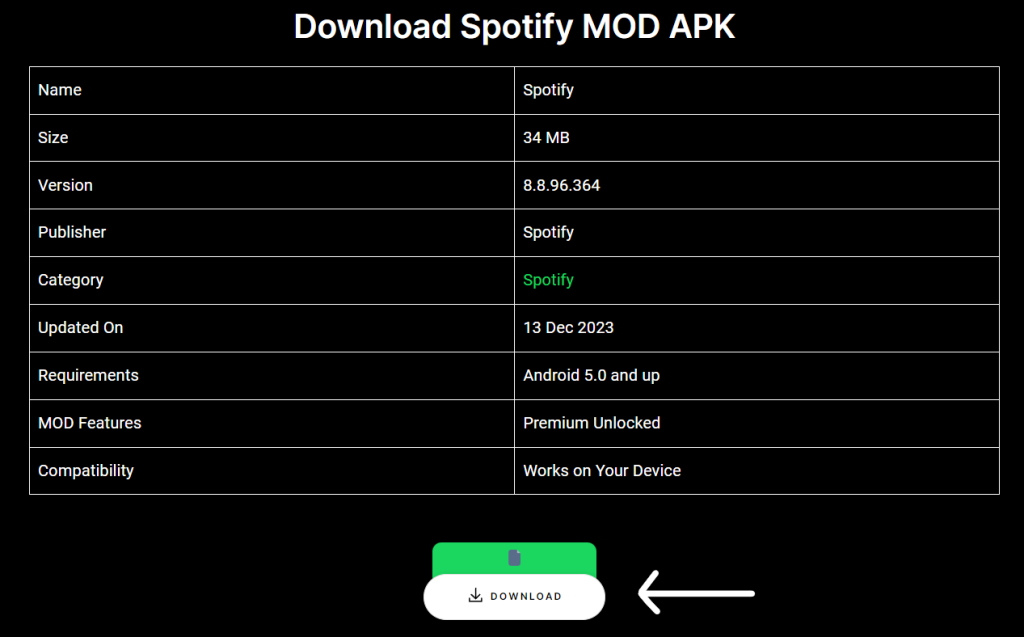 Spotify Premium Mod Apk - Installation Guide