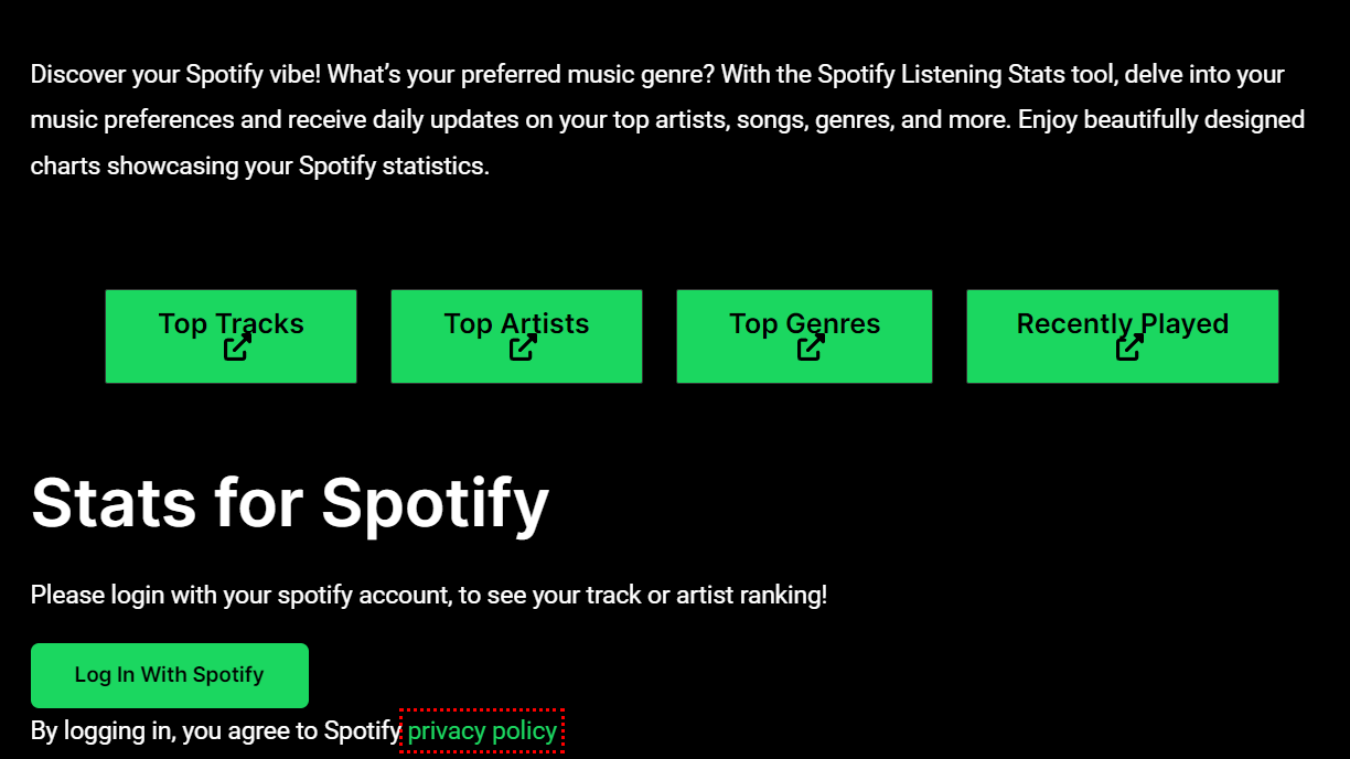 Spotify Pie