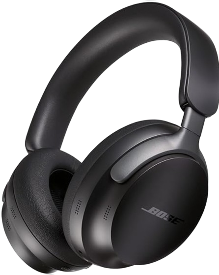 best noise cancelling headphone - NEW Bose QuietComfort Ultra Wireless Noise Cancelling Headphones with Spatial Audio, Over-the-Ear Headphones with Mic, Up to 24 Hours of Battery Life, Black