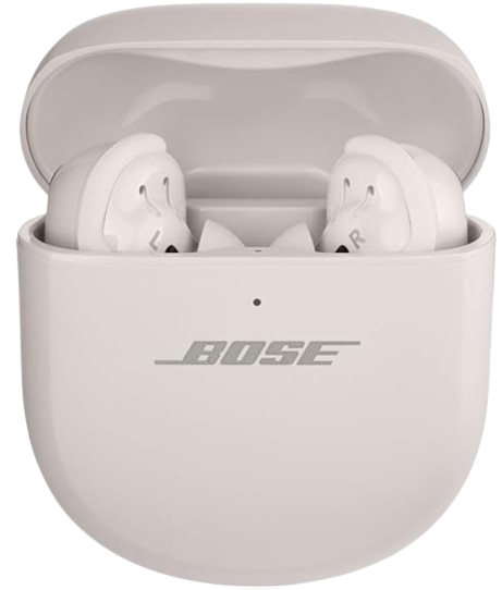 NEW Bose QuietComfort Ultra Wireless Noise Cancelling Earphones, Bluetooth Noise Cancelling Earphones with Spatial Audio and World-Class Noise Cancellation, White Smoke