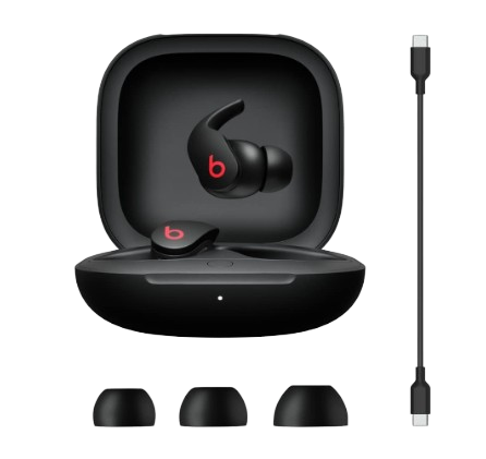 Beats Fit Pro - True Wireless Noise Cancelling Earphones - Apple H1 Headphone Chip, Compatible with Apple & Android, Class 1 Bluetooth, Built-in Microphone, 6 Hours of Listening Time - Beats Black