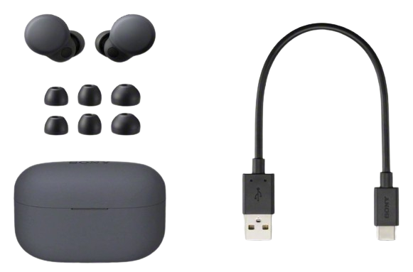 Sony LinkBuds S Truly Wireless Noise Canceling Earphones with Alexa Built-in, Bluetooth Ear Buds Compatible with iPhone and Android, Black
