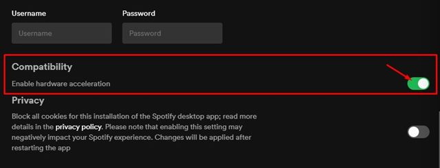 Spotify Hardware Acceleration