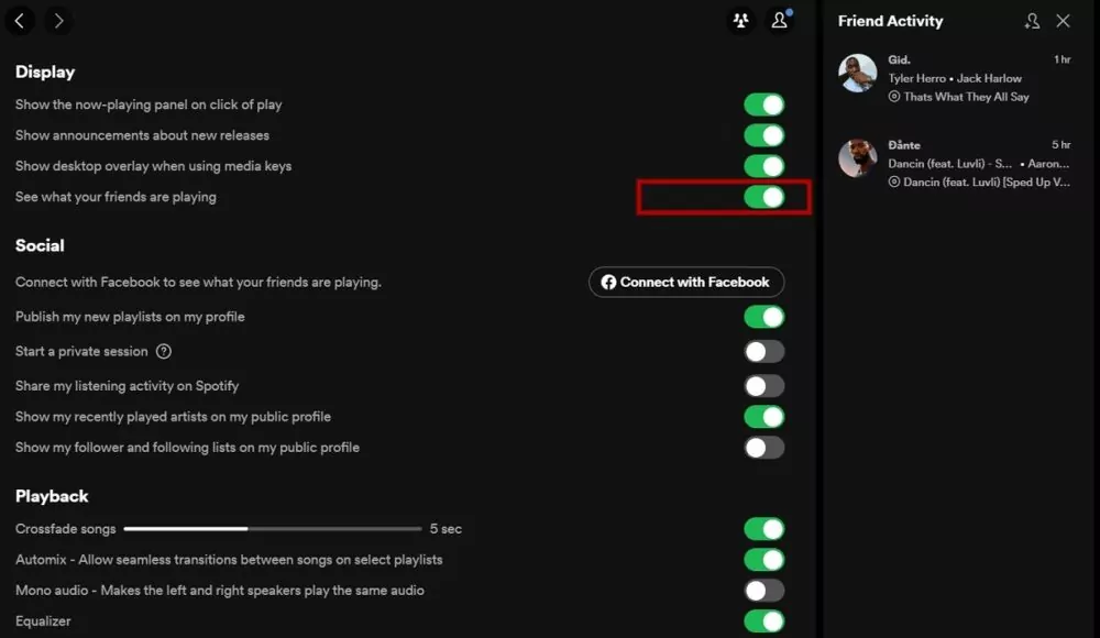 How to Enable or Disable Friend Activity View on Spotify