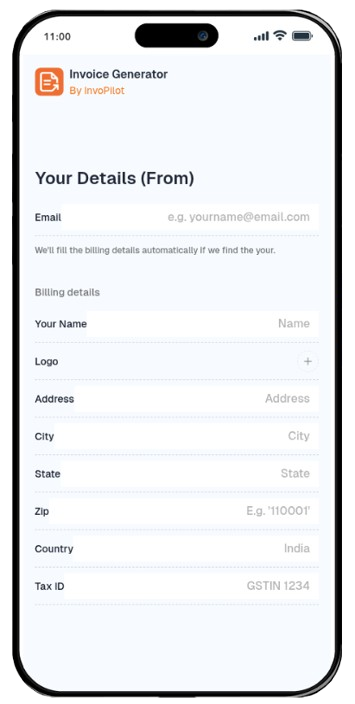 InvoPilot Free Invoice Generator